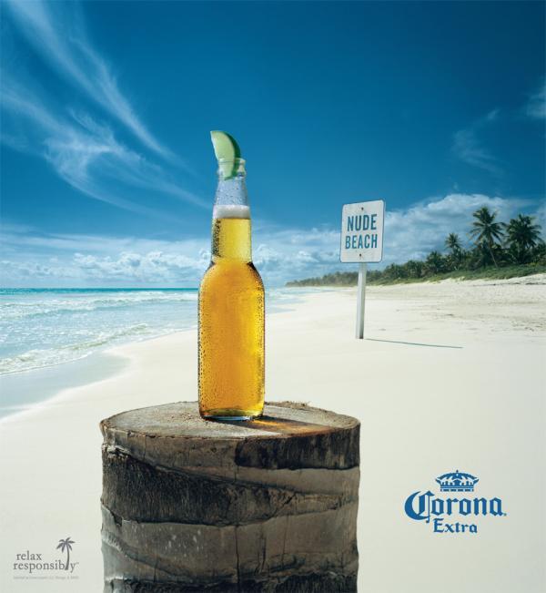uống bia với vài giọi chanh là cách corona xây dựng thương hiệu biểu tượng