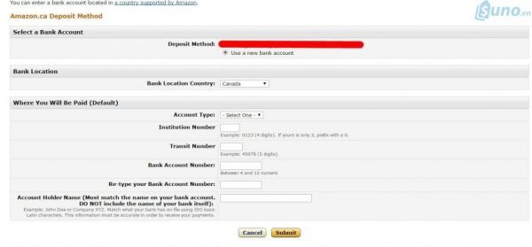 hướng dẫn đăng ký tài khoản trên Amazon