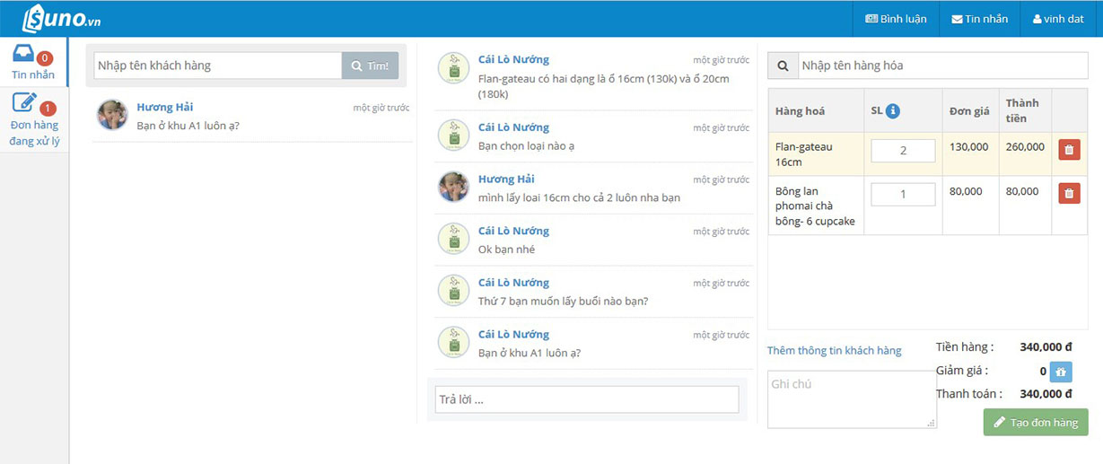 Vừa chat vừa bán hàng trên facebook