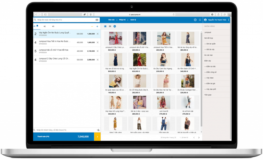 Phần mềm quản lý shop thời trang, quần áo SIÊU ĐƠN GIẢN - Suno.vn